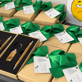 Set de Regalo Eco-Friendly: Llavero y Lapicero - Lemon Creativo